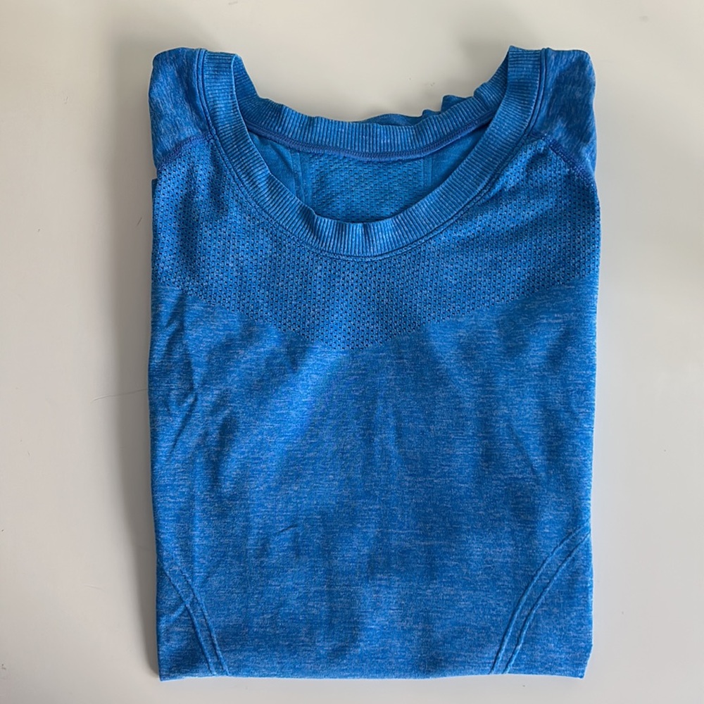 Nordstrom Zella Seamless Tech Short Sleeve Tee Size Small